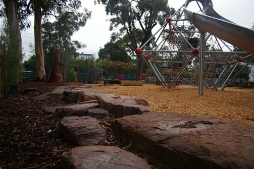 Playground and Rock placement