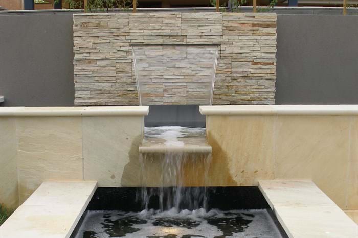 formal water feature installation Melbourne and Geelong